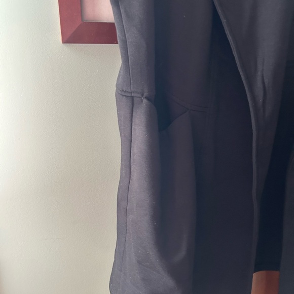 Spandex/rayon stretch blazer, mid thigh length. Never worn. NWT. - Picture 3 of 5